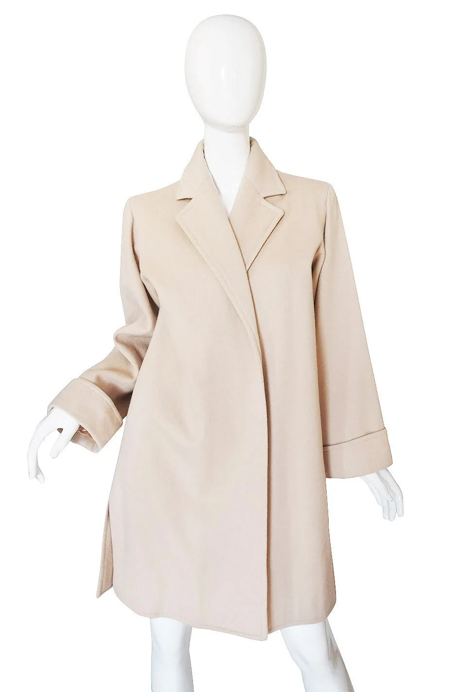 1970s Yves Saint Laurent Cream Coat