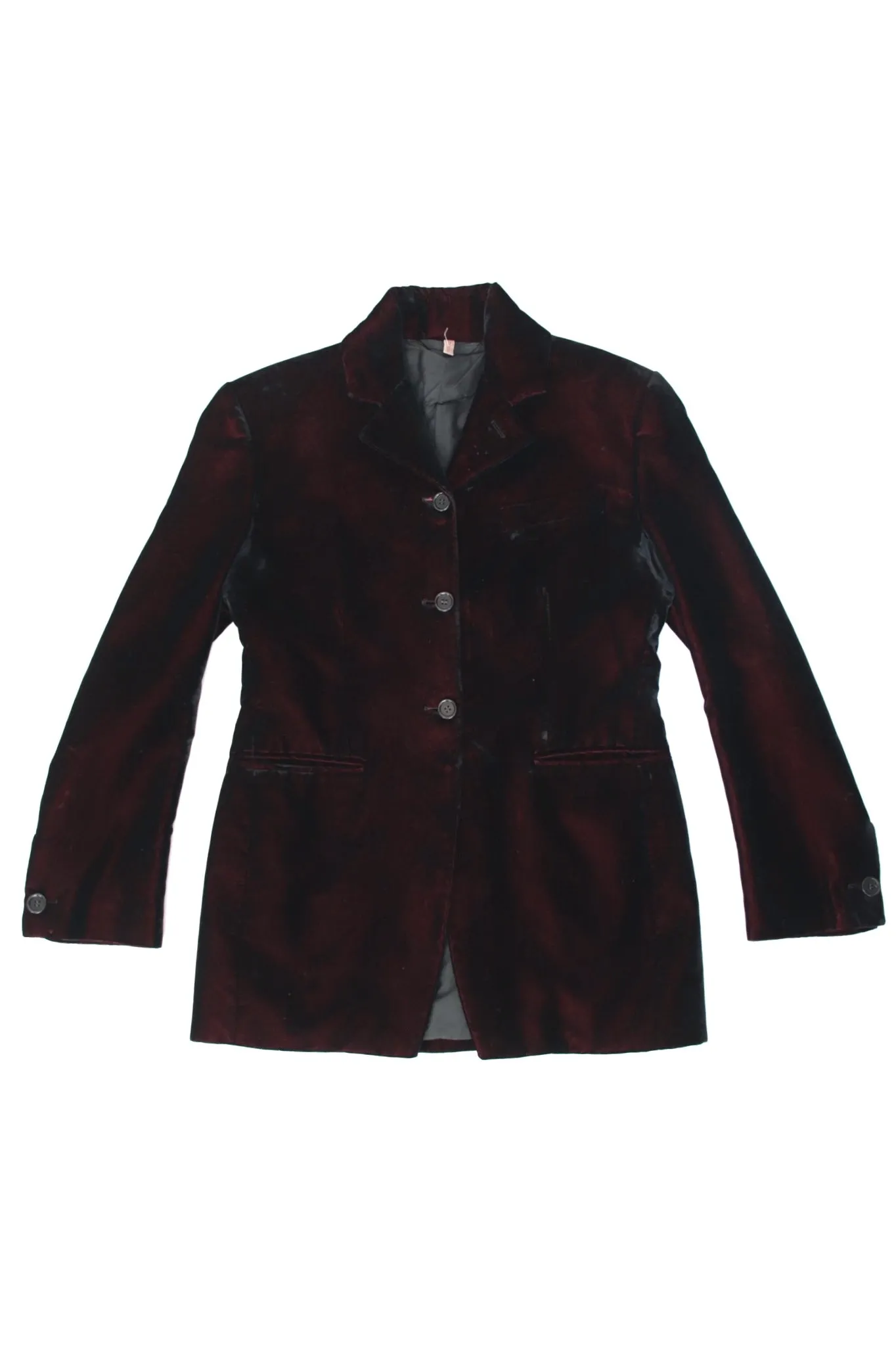 1990s Romeo Gigli Velvet Fitted Blazer