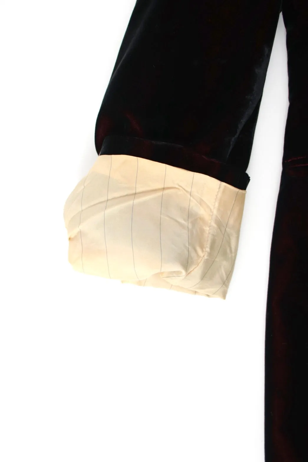 1990s Romeo Gigli Velvet Fitted Blazer