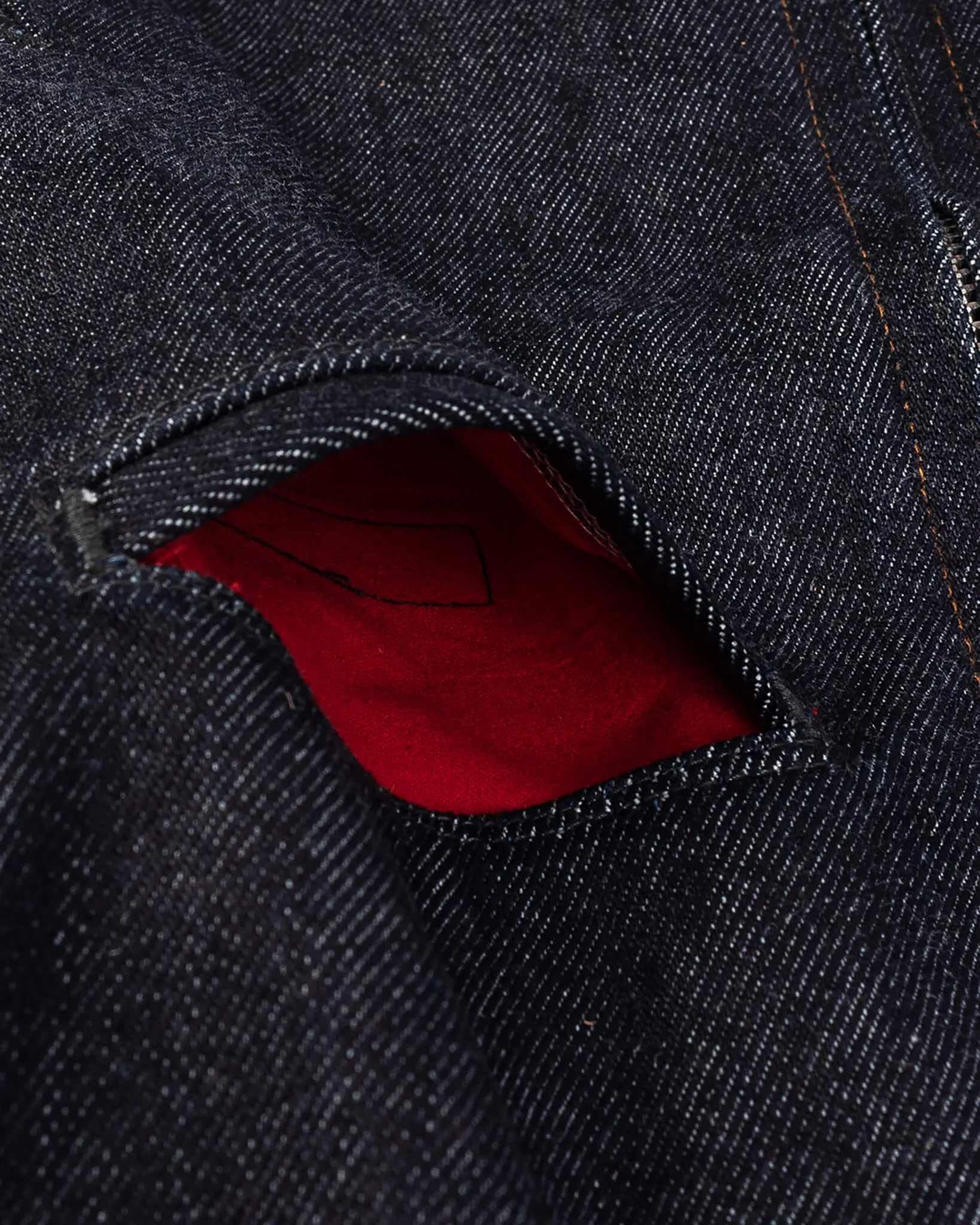 21oz Denim Rider's Jacket - Indigo
