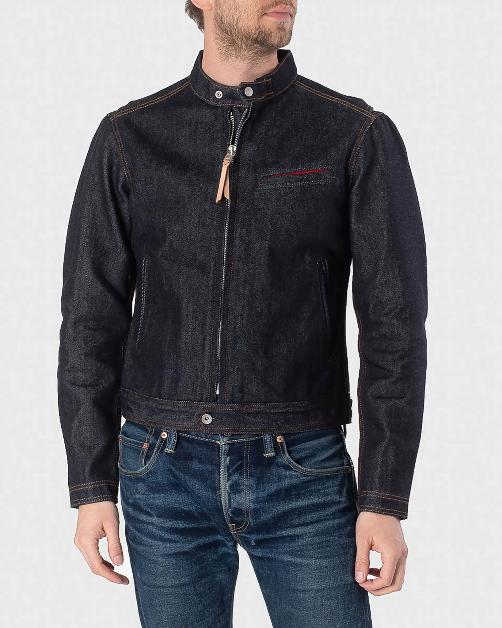 21oz Denim Rider's Jacket - Indigo