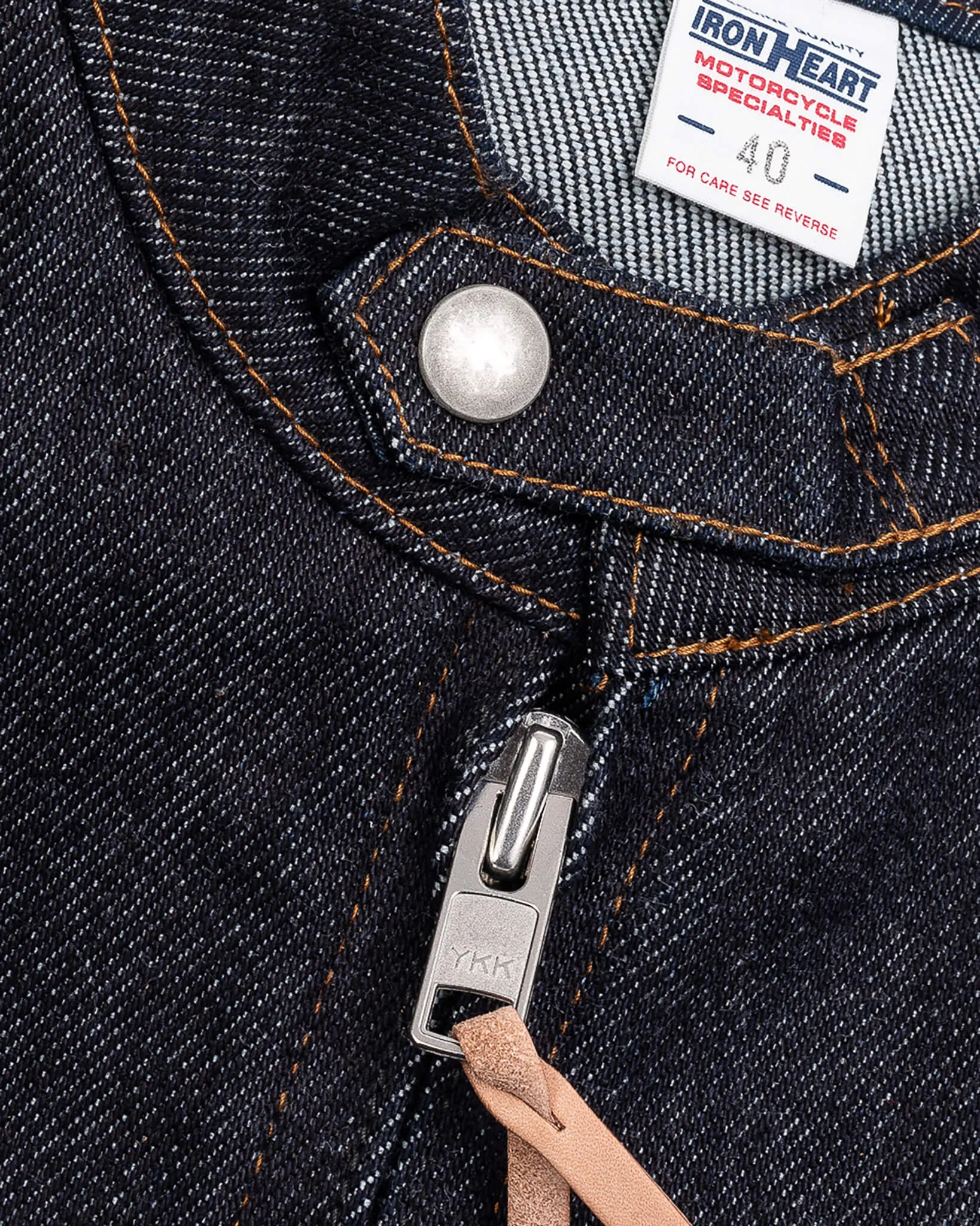 21oz Denim Rider's Jacket - Indigo
