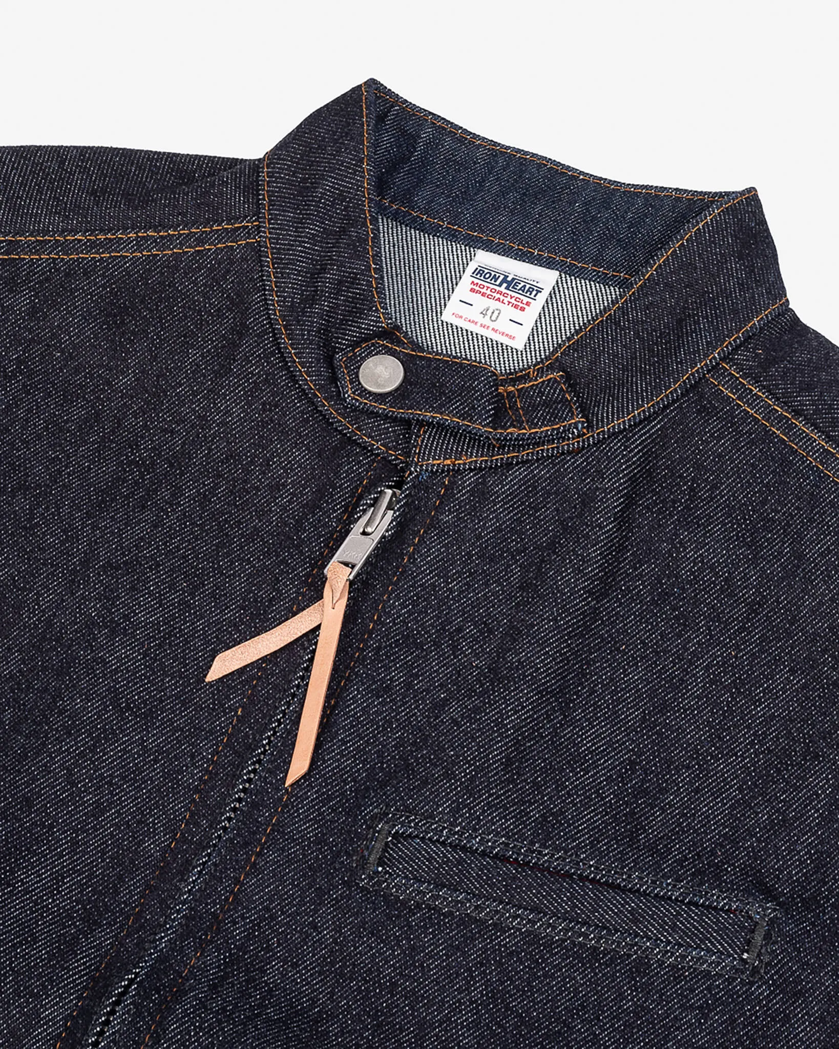 21oz Denim Rider's Jacket - Indigo