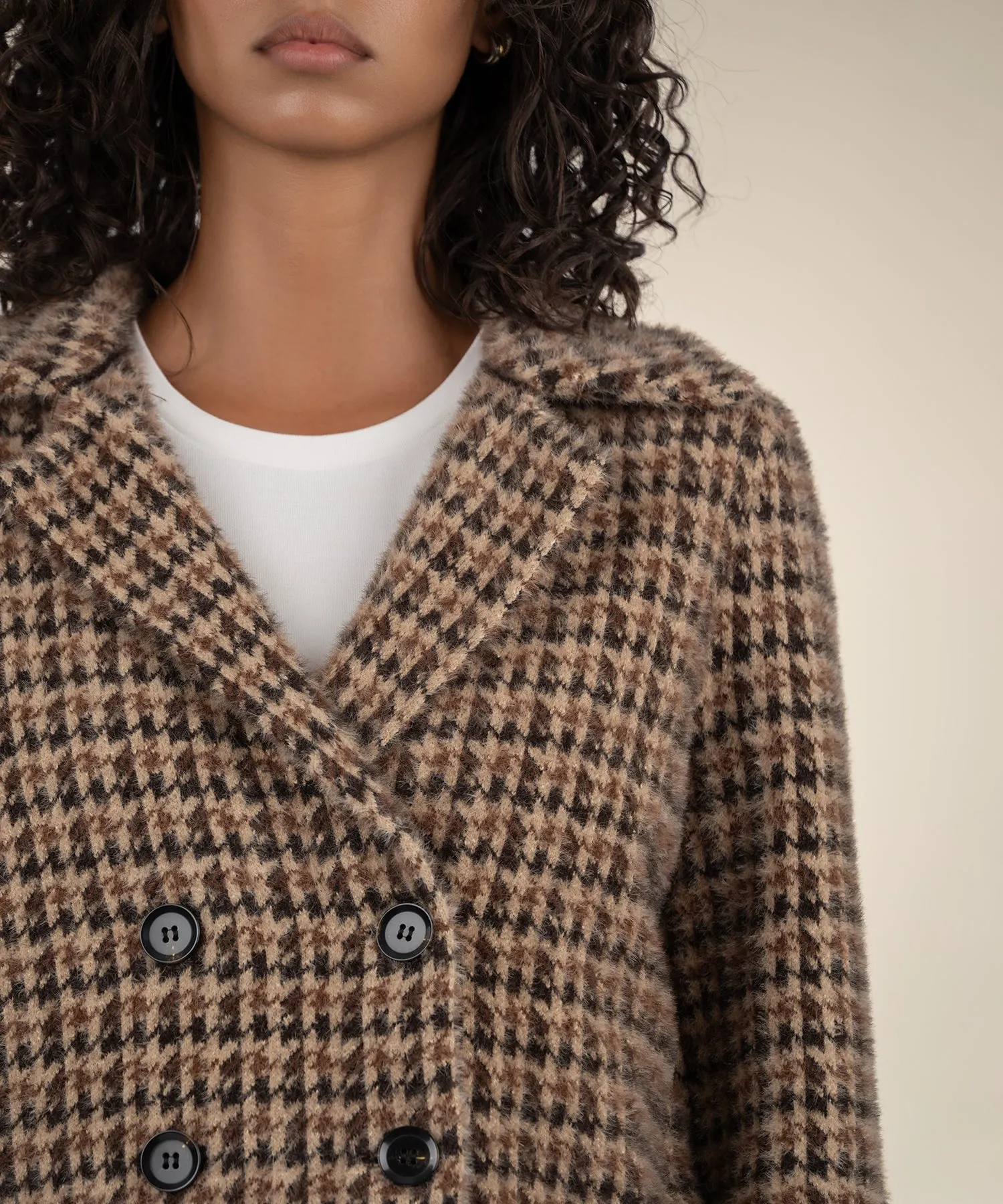 Aaliyah Houndstooth Jacket - SALE