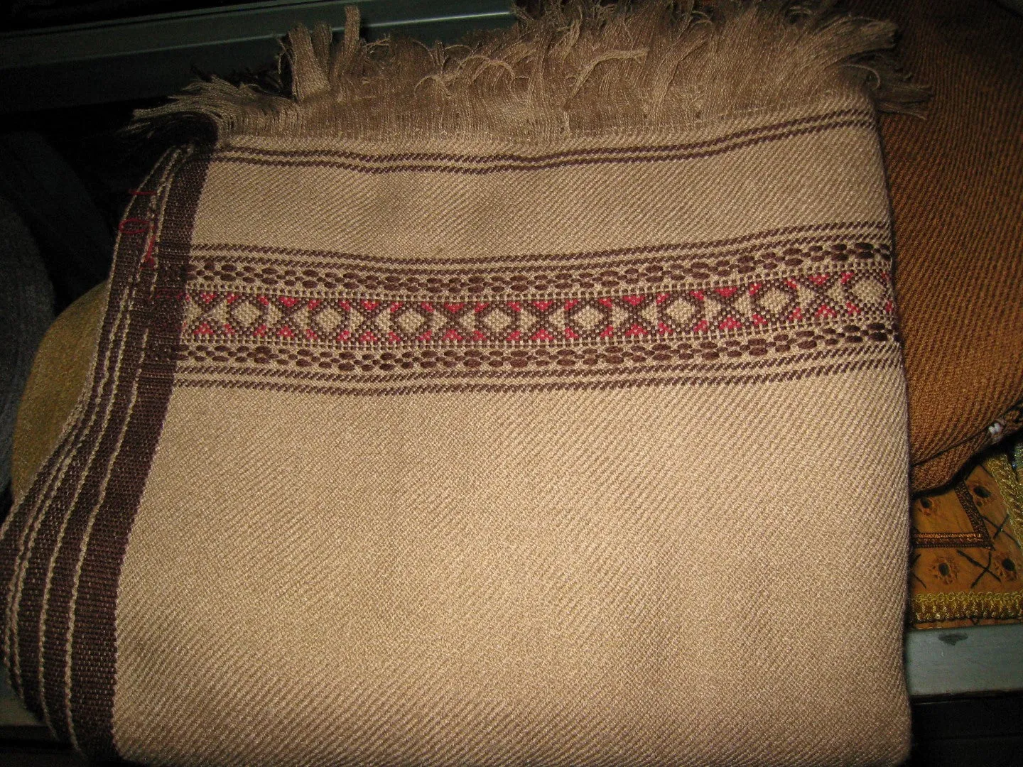 Afghan Patu Shawl, patoo, pato, blanket scarf, wrap, pashtun chadar, thick heavy, pakistan tribal kambal
