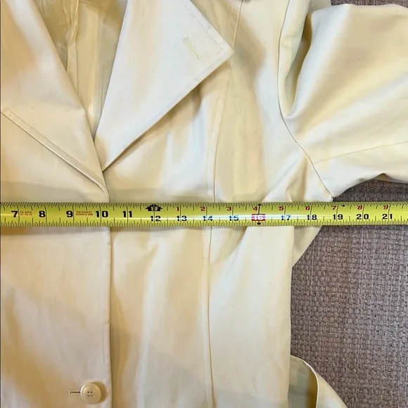 Alfani Yellow Trench Coat Large
