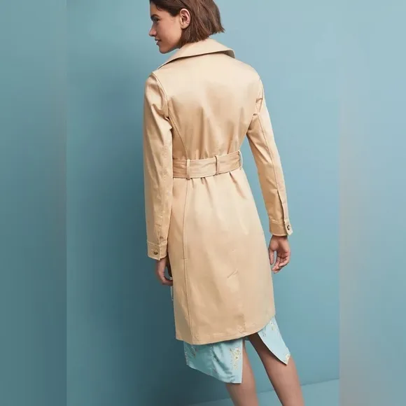 Anthropologie - Gingham-Lined Trench Coat
