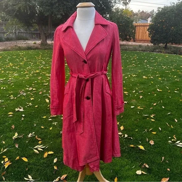Anthropology Belted  Elle Trench Coat | Size XS