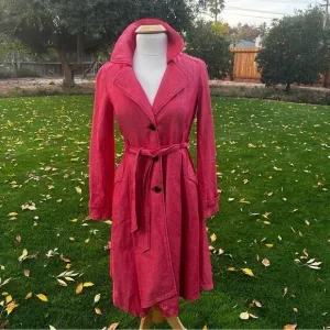 Anthropology Belted  Elle Trench Coat | Size XS