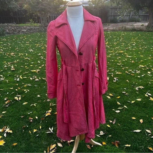 Anthropology Belted  Elle Trench Coat | Size XS