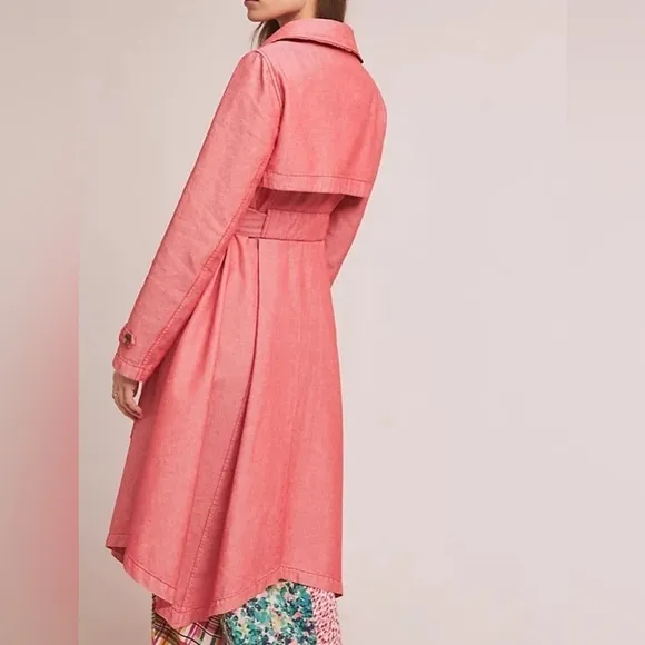Anthropology Belted  Elle Trench Coat | Size XS