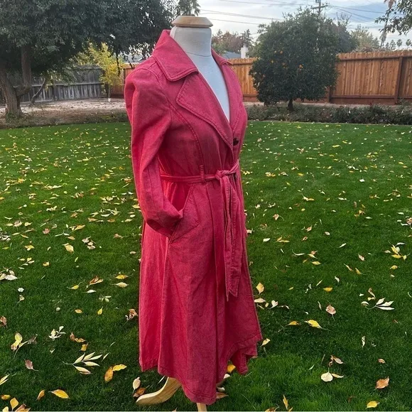 Anthropology Belted  Elle Trench Coat | Size XS