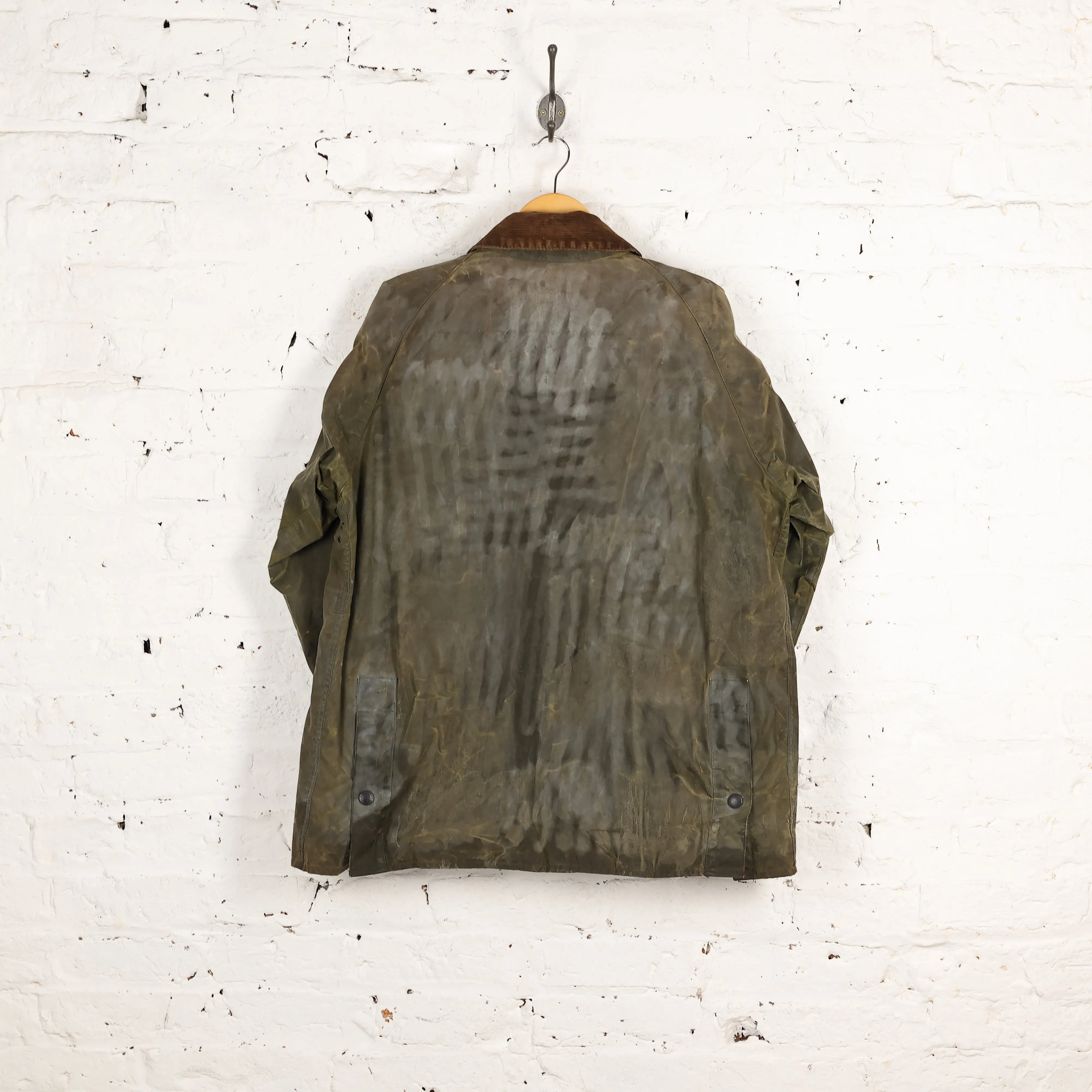 Barbour Bedale Four Pocket Wax Jacket - Green - M