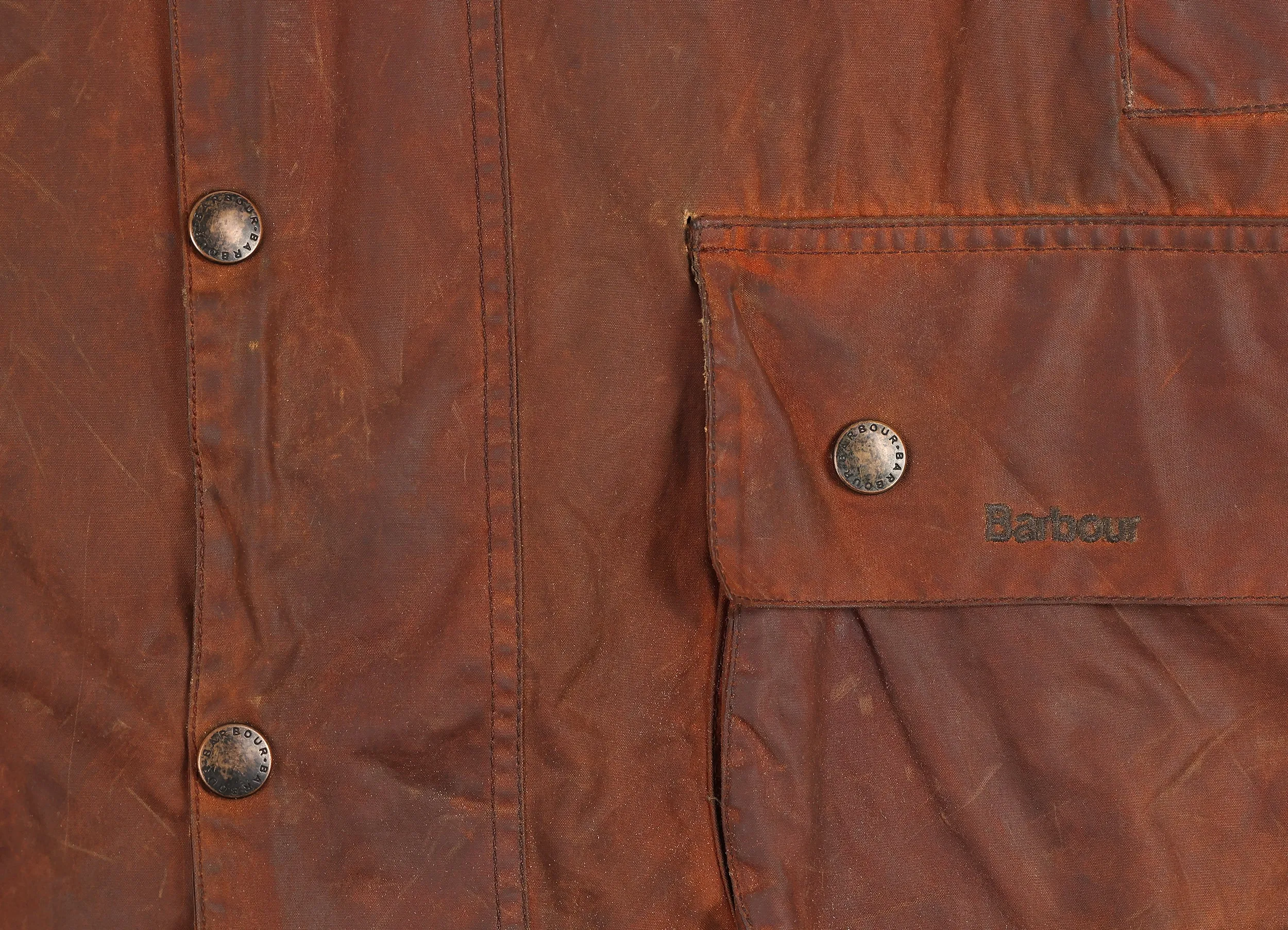 Barbour Classic Beaufort Wax Jacket Coat - Brown - XXL