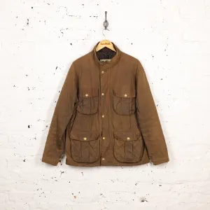 Barbour New Utilty Wax Jacket Coat - Brown - M
