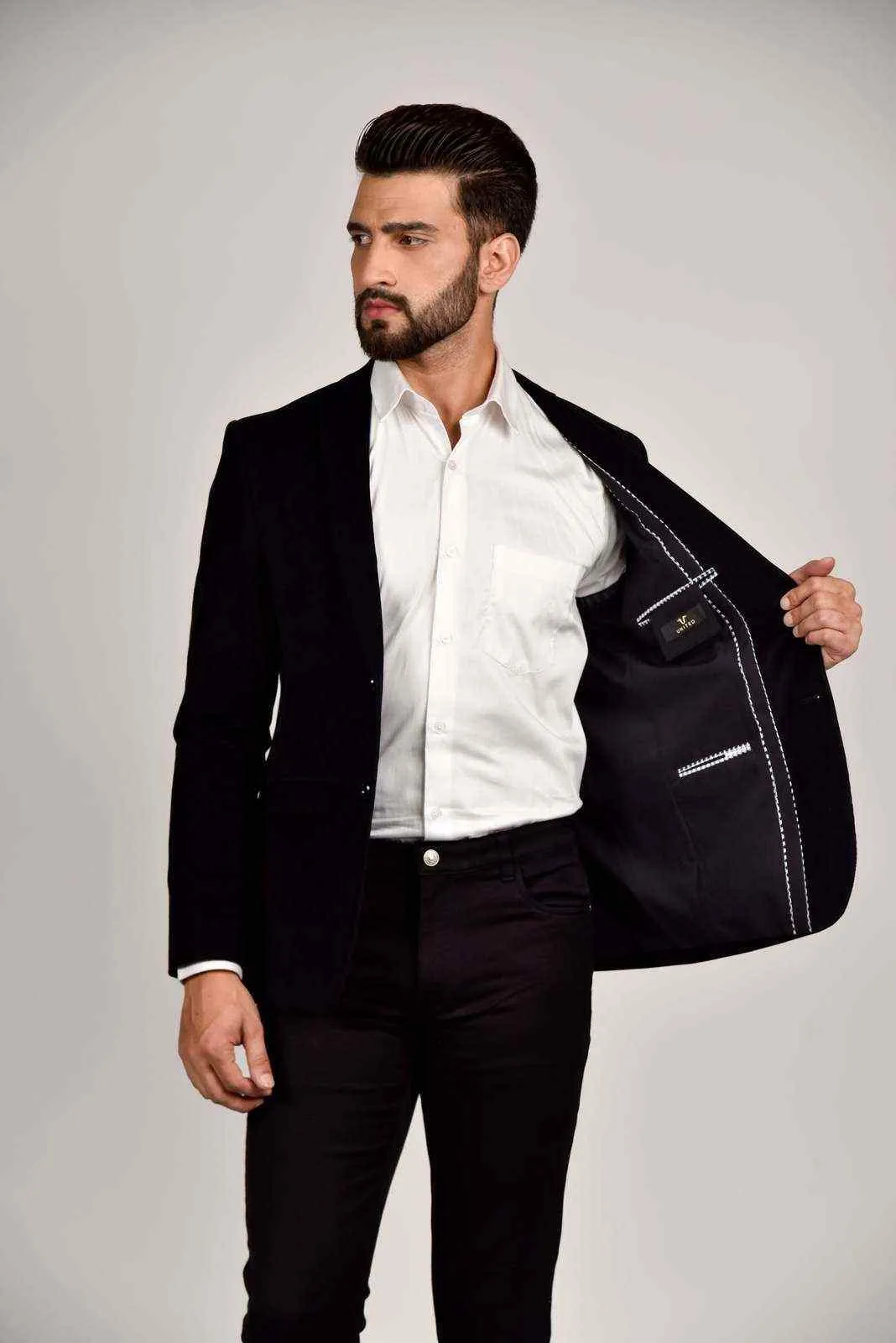 Black cord Blazer