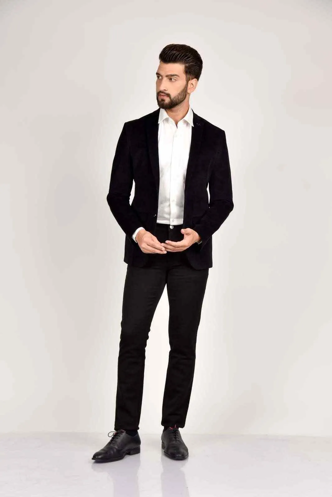 Black cord Blazer