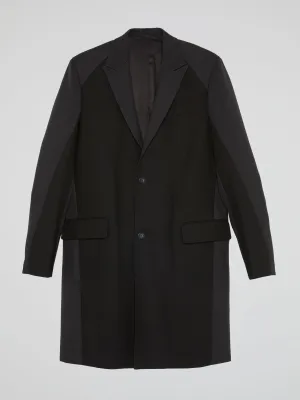 Black Panelled Parka
