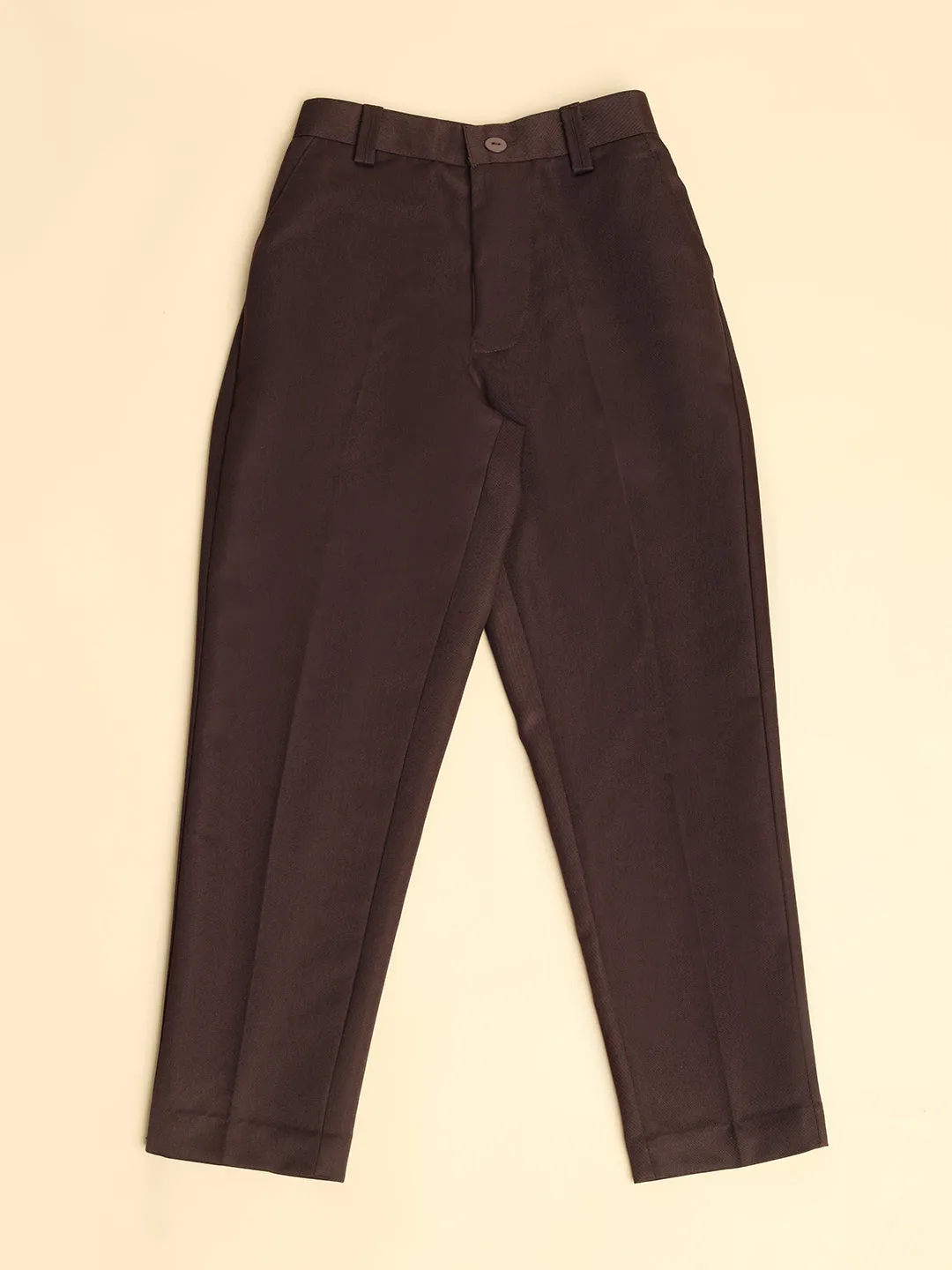 Brown Formal Trousers