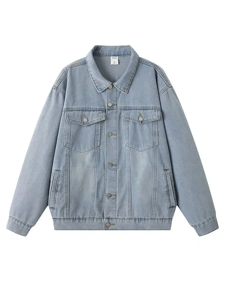 Button Front Denim Jacket