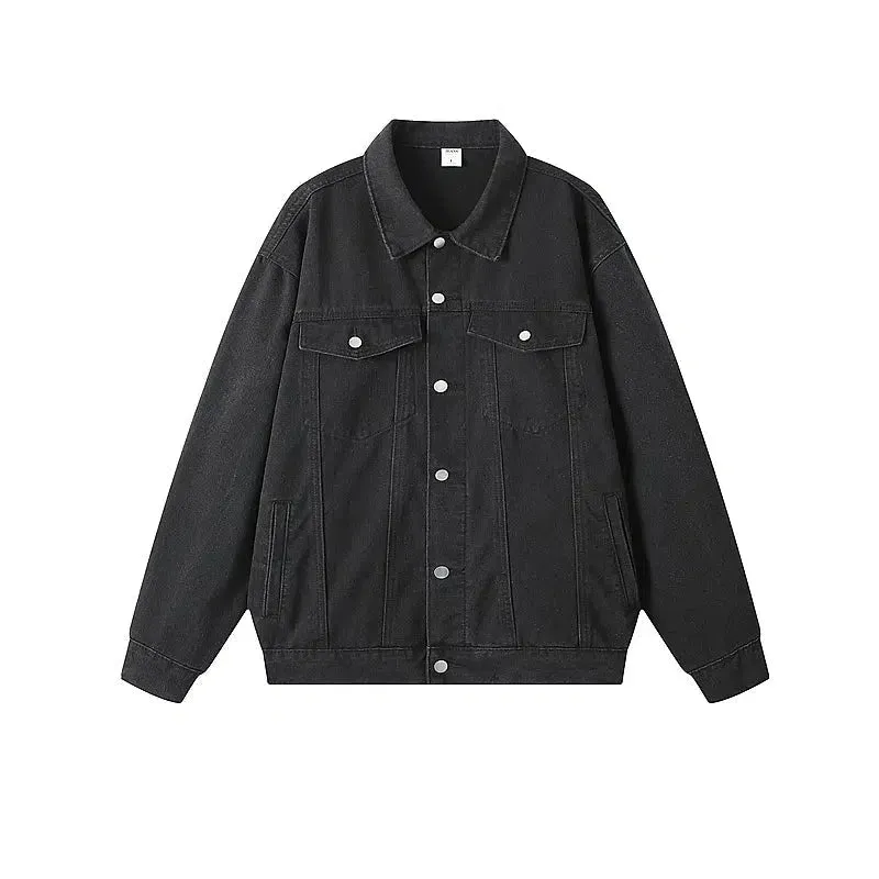 Button Front Denim Jacket