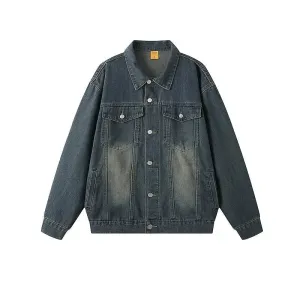 Button Front Denim Jacket