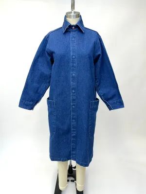 Carleen Denim Oversize Long Coat