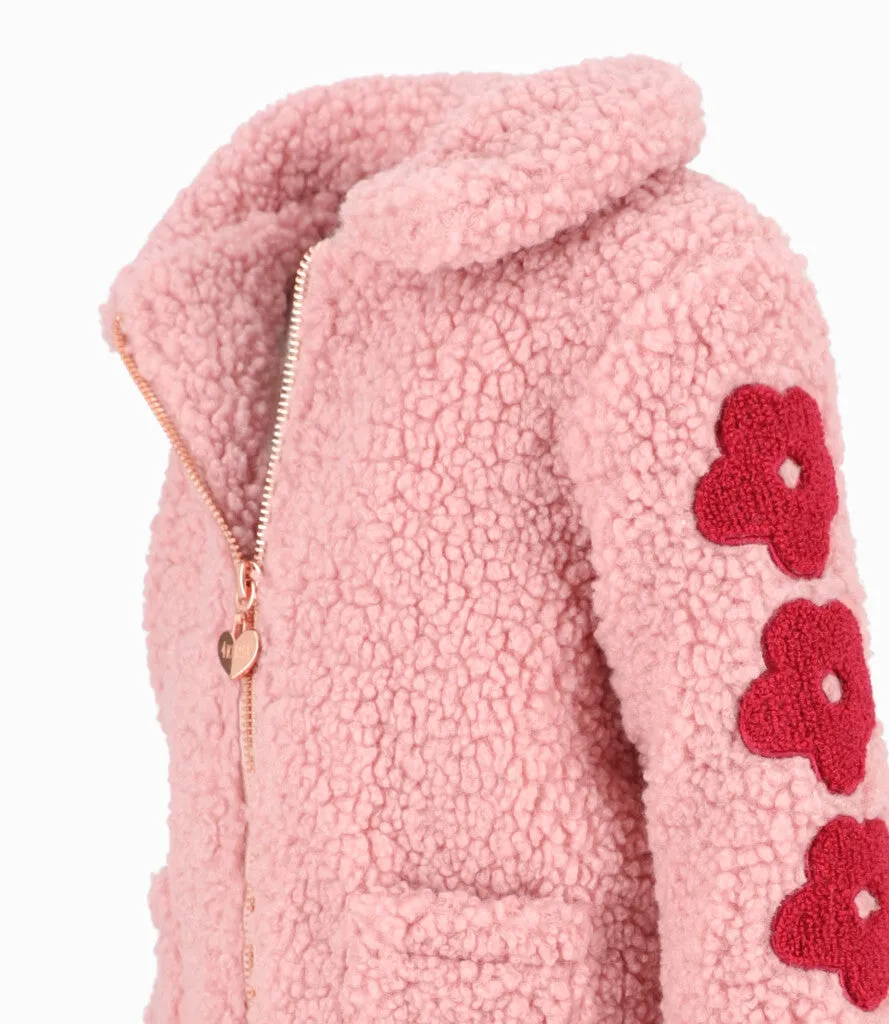 Chaqueta bebé niña flores