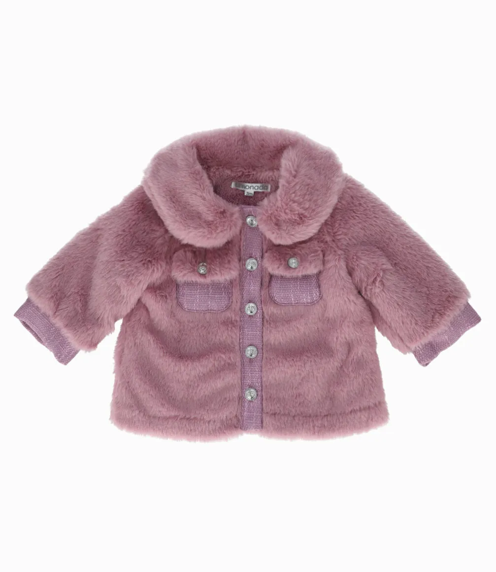 Chaqueta bebé niña sherpa