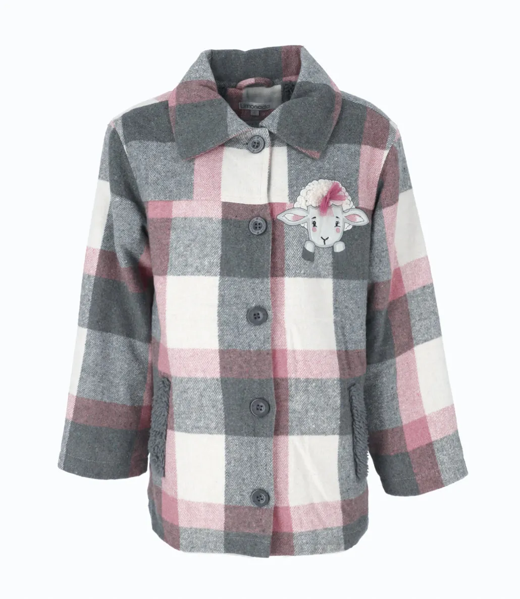 Chaqueta niña cuadrillé