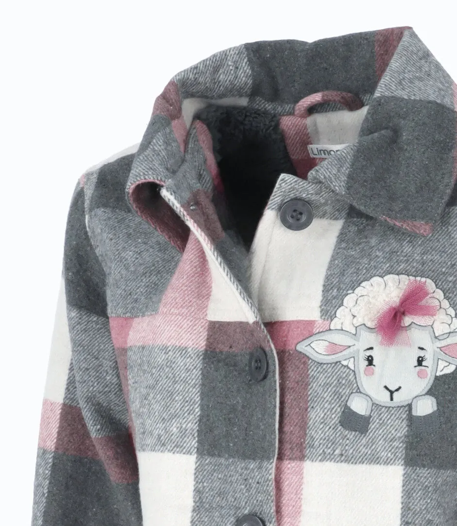 Chaqueta niña cuadrillé