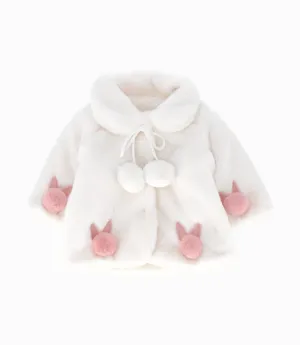 Chaqueta Recién Nacida Con Conejos