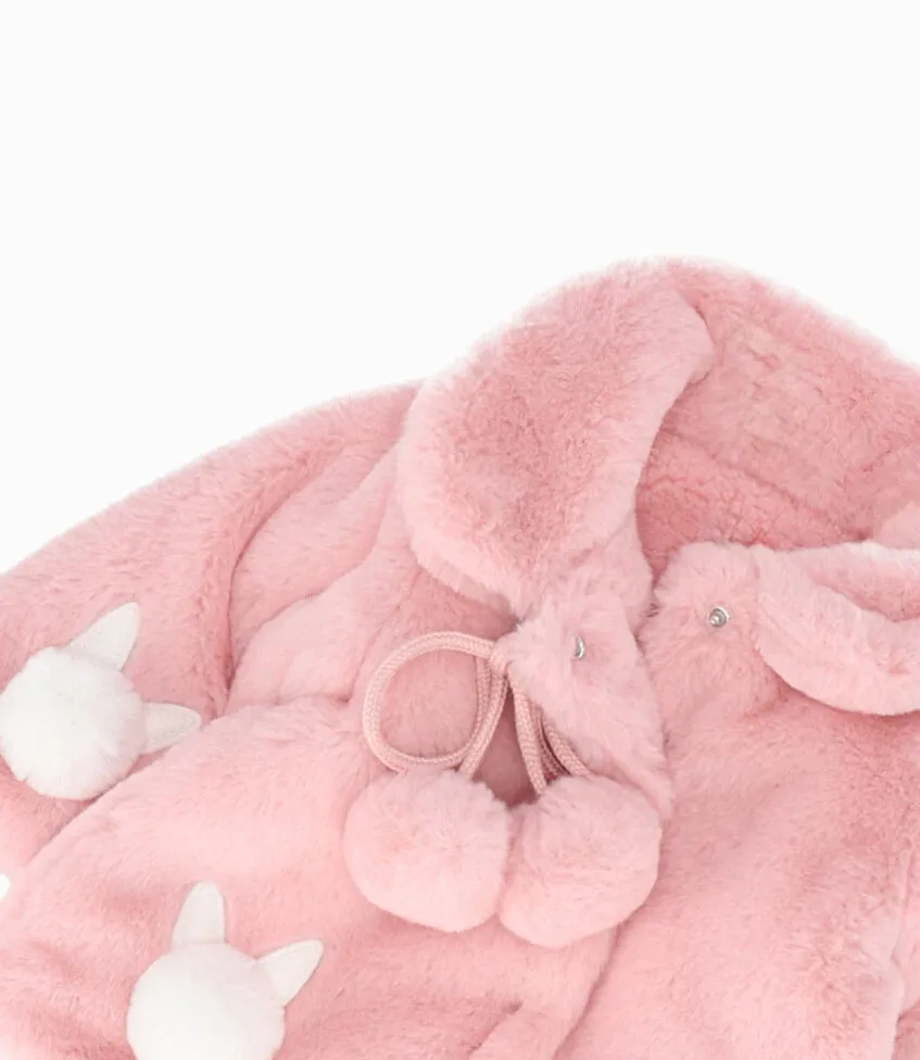 Chaqueta Recién Nacida Con Conejos