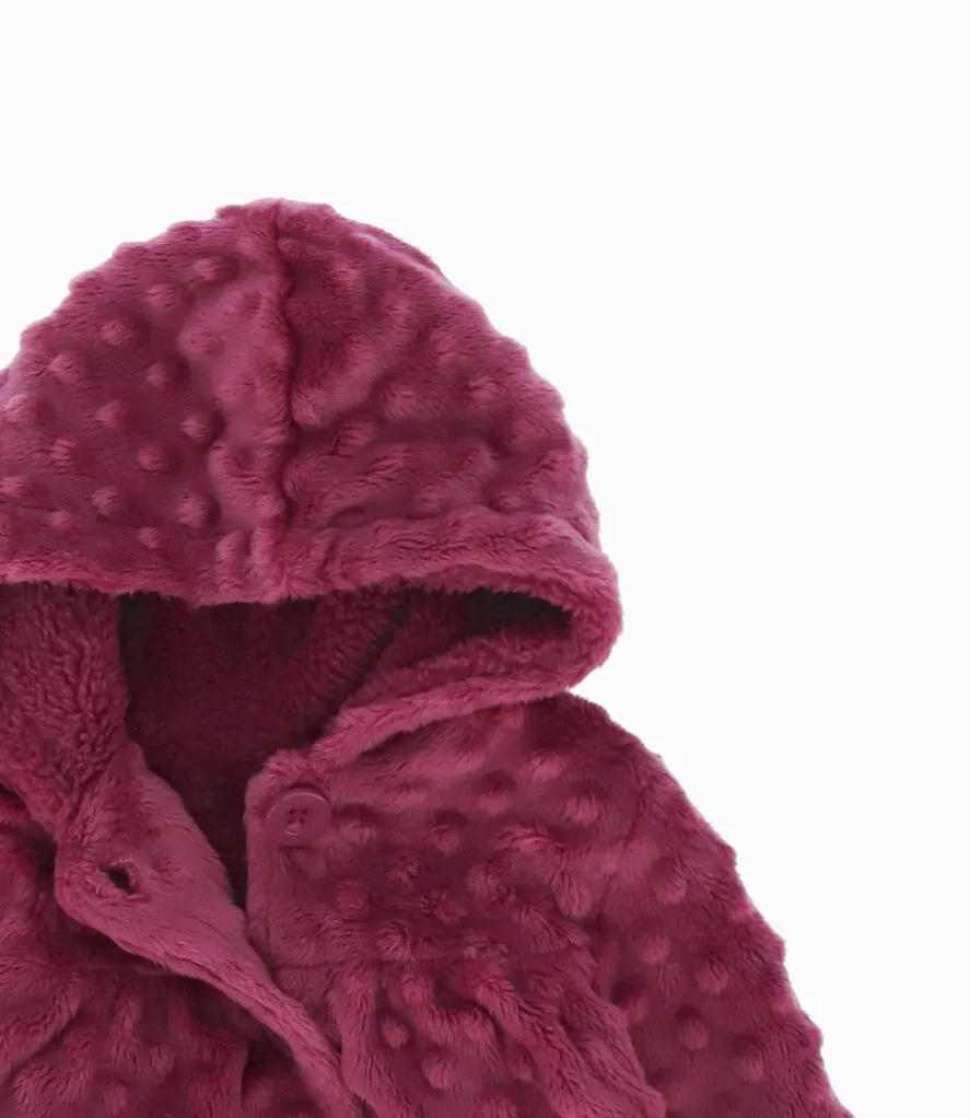 Chaqueta Recién Nacida Con Puntos