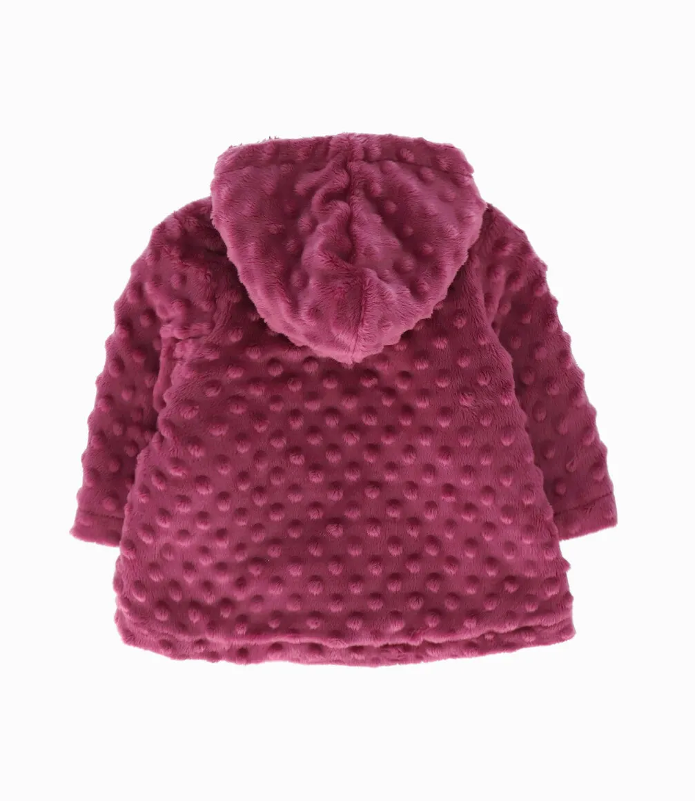 Chaqueta Recién Nacida Con Puntos