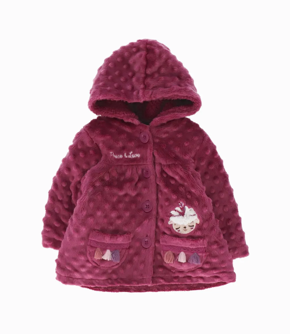 Chaqueta Recién Nacida Con Puntos