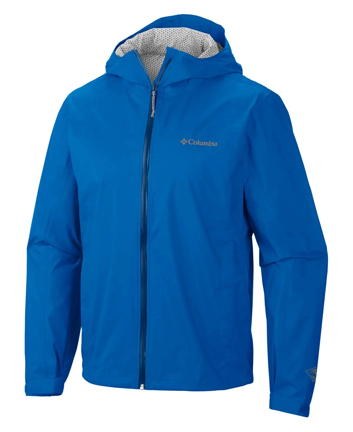 Columbia Men Blue Evapouration Rain Jacket