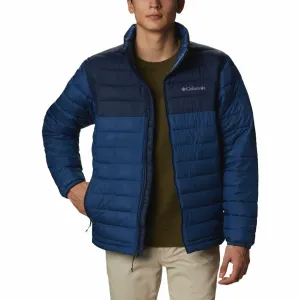 Columbia Men Navy Blue Powder Lite Jacket