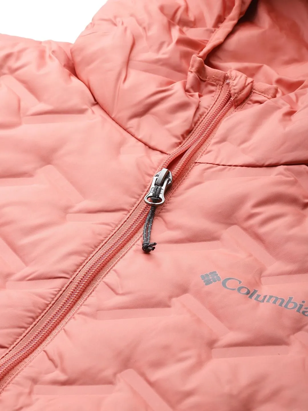 Columbia Women Peach Delta Ridge Down Hooded Jacket