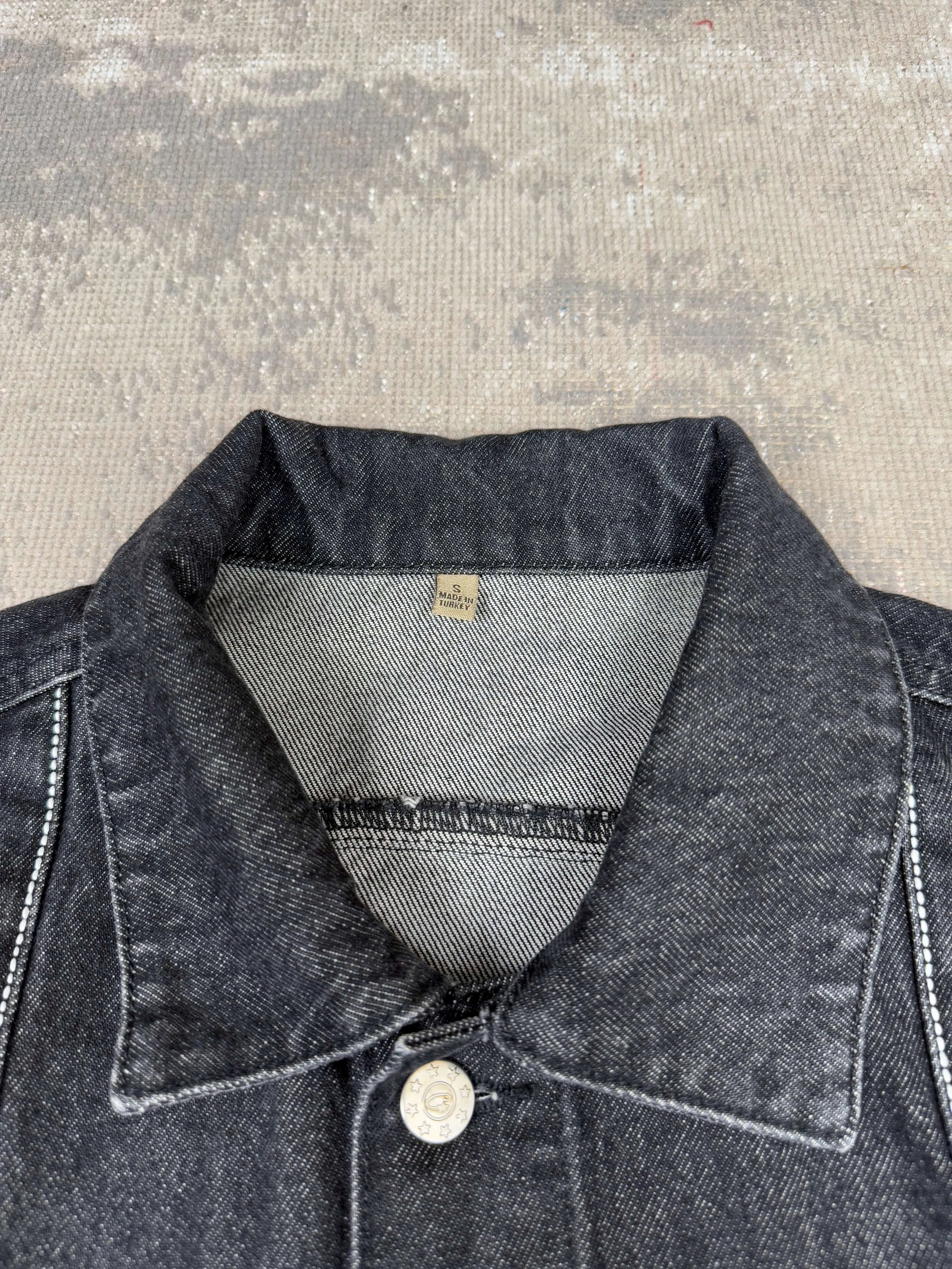 Corteiz C-Star Denim Jacket - Black Denim (Unused)