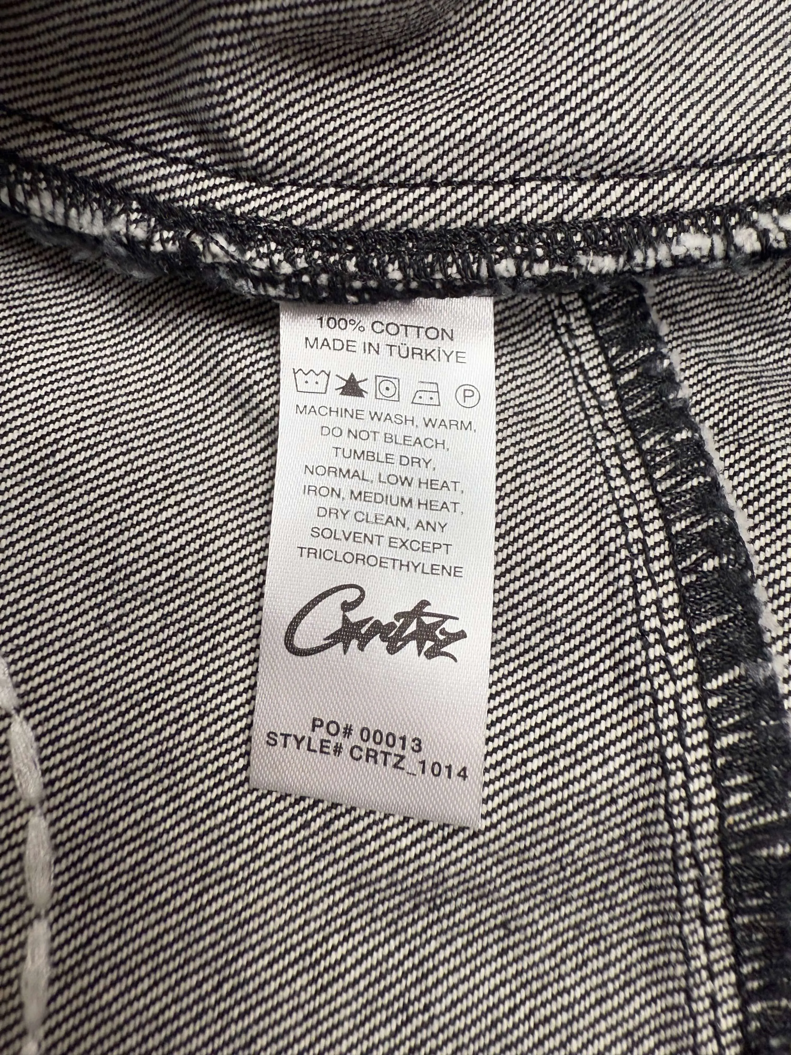 Corteiz C-Star Denim Jacket - Black Denim (Unused)