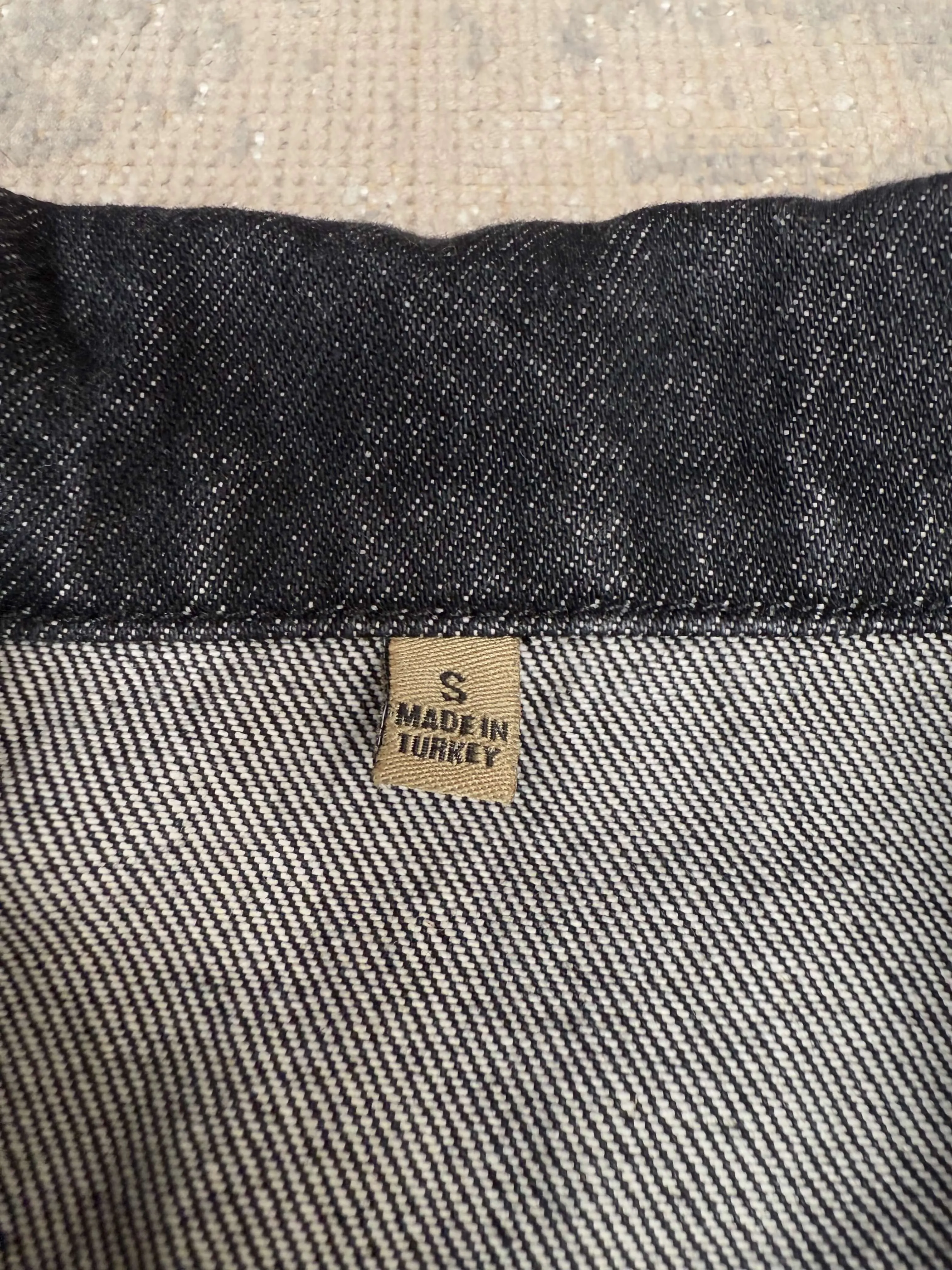Corteiz C-Star Denim Jacket - Black Denim (Unused)