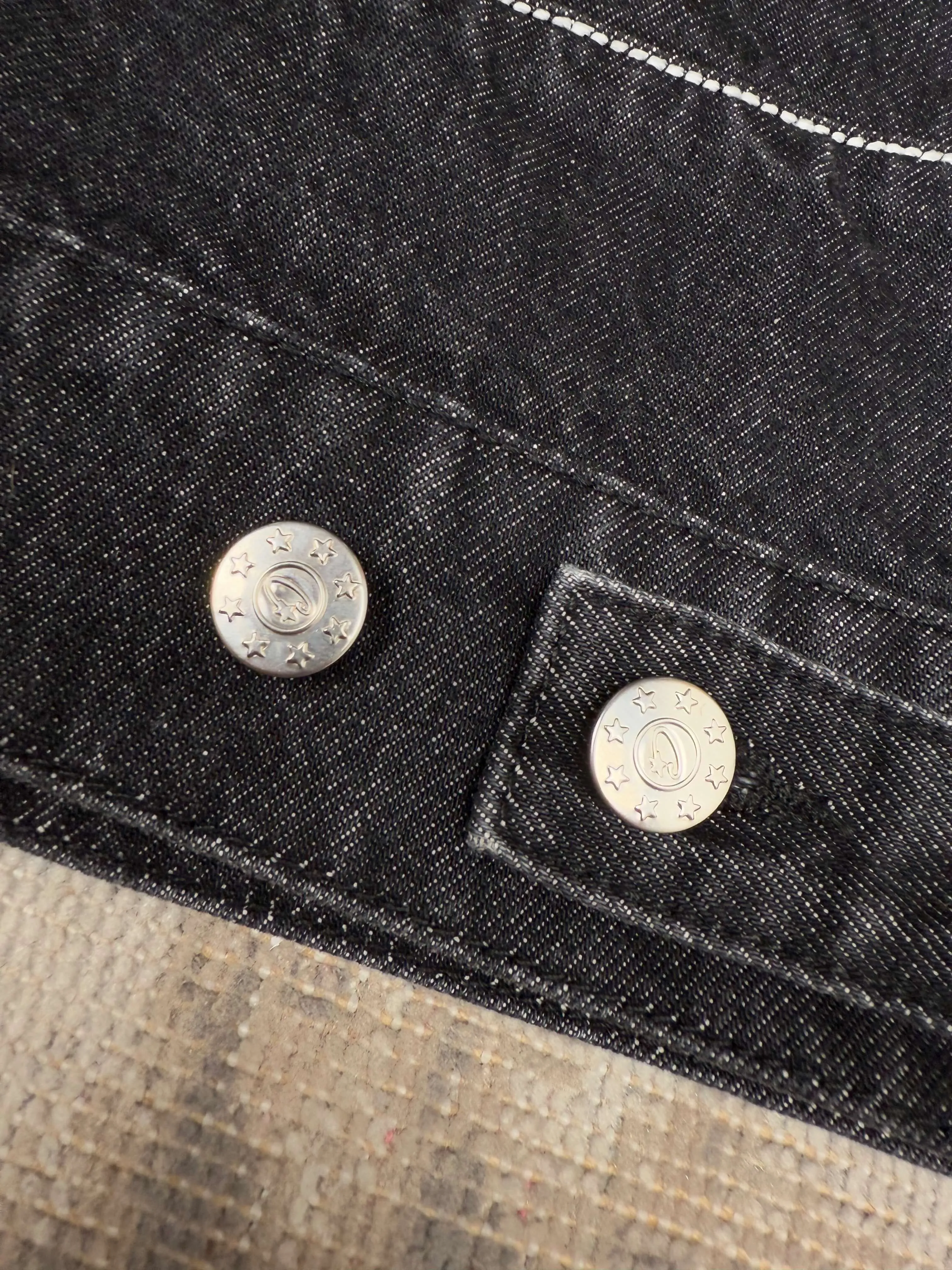 Corteiz C-Star Denim Jacket - Black Denim (Unused)