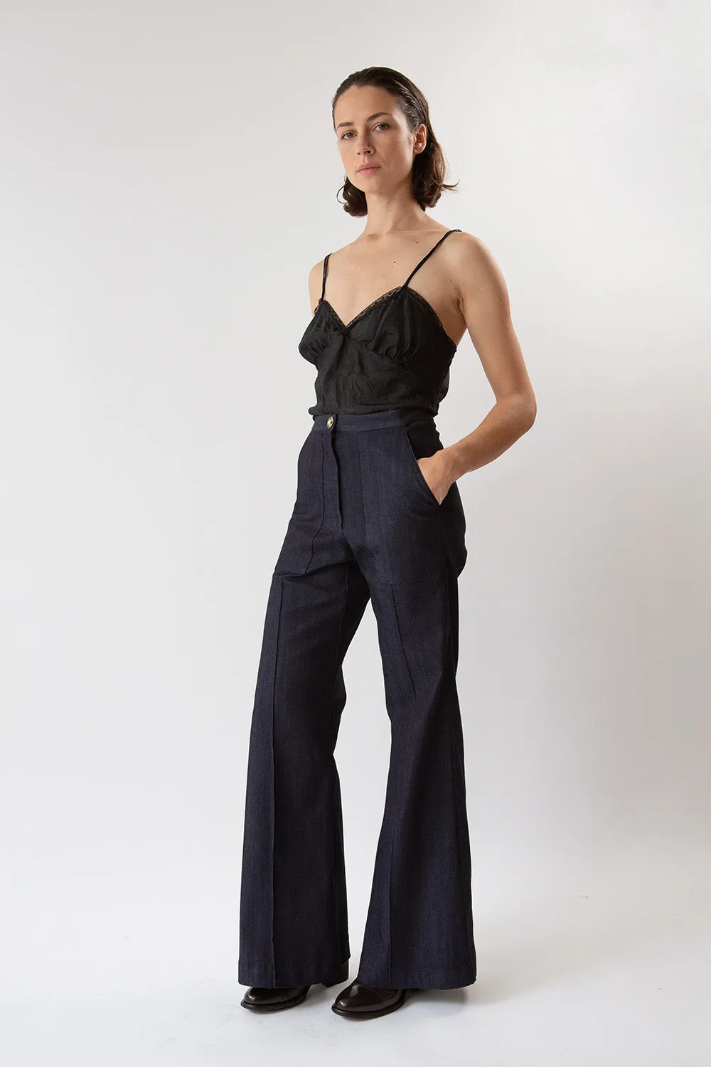 Darby Denim Pant in Dark Indigo