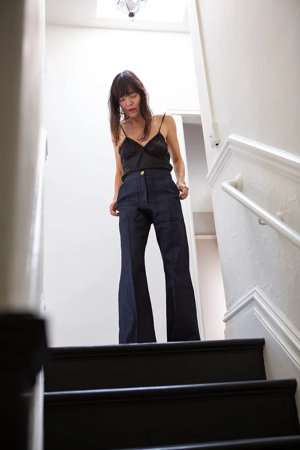 Darby Denim Pant in Dark Indigo
