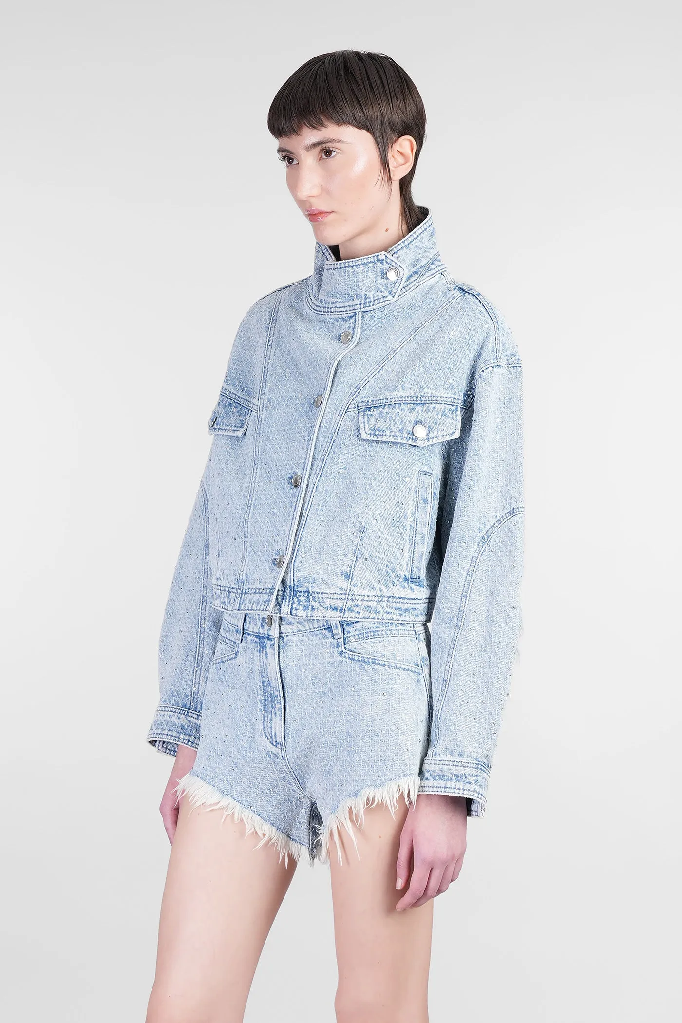 Depsie Denim Jackets in blue cotton