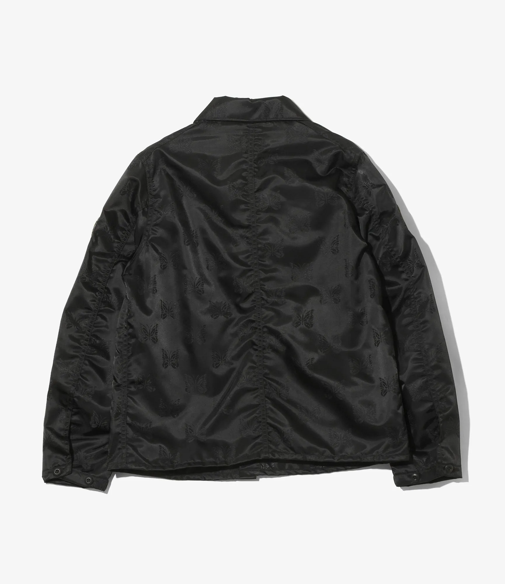 DN Coverall – Black Papillon Jacquard Sateen