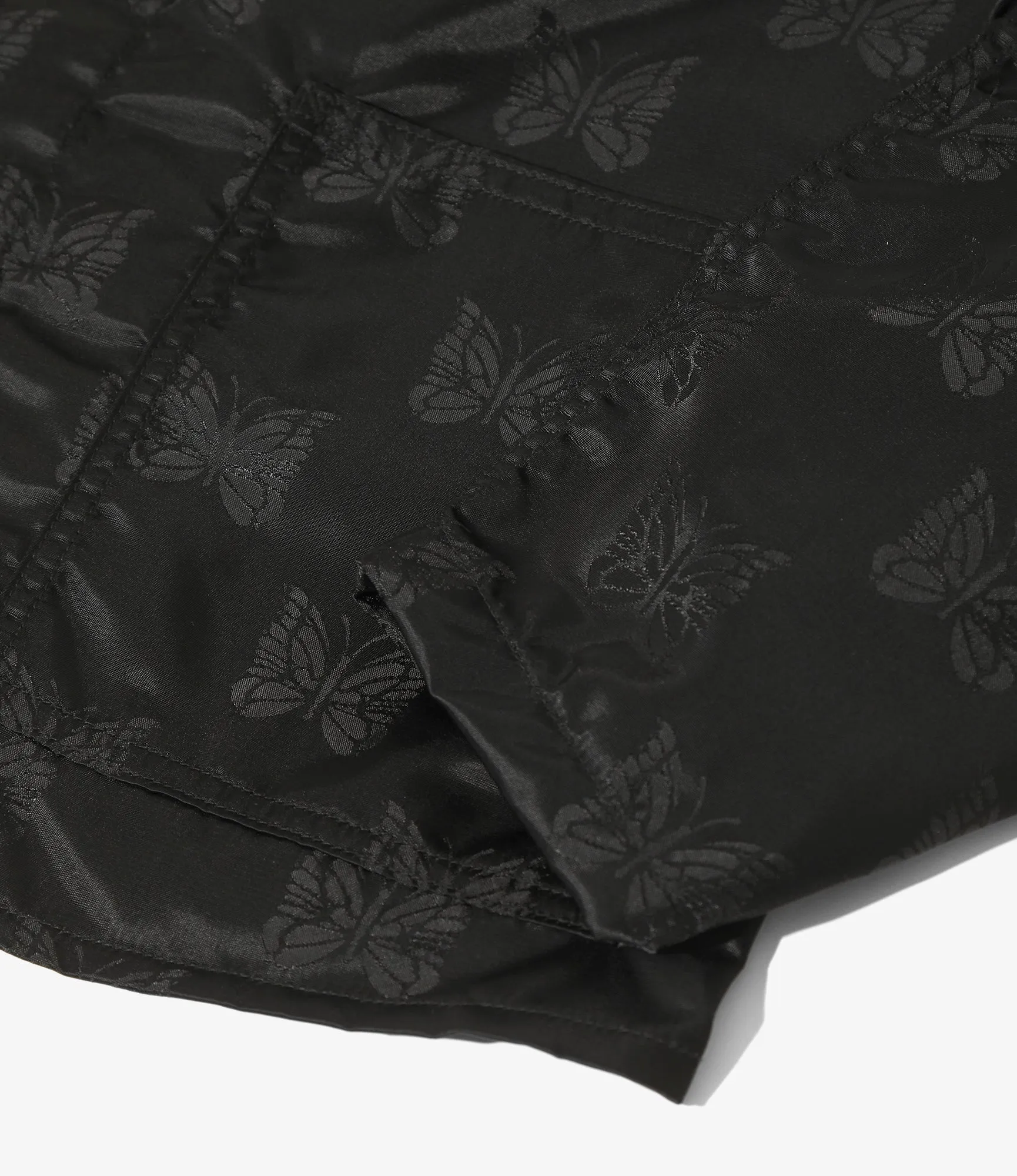 DN Coverall – Black Papillon Jacquard Sateen