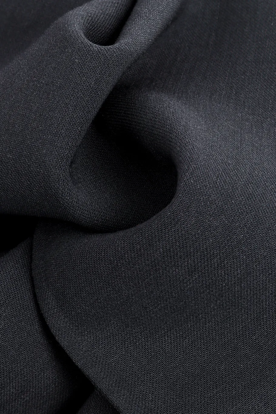 Double Breasted Wool Swing Coat