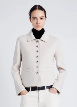 Emilie Jacket in Double Face Wool (Enoki)